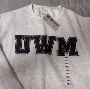 UWM (University of Wisconsin-Milwaukee) crew neck sweatshirt